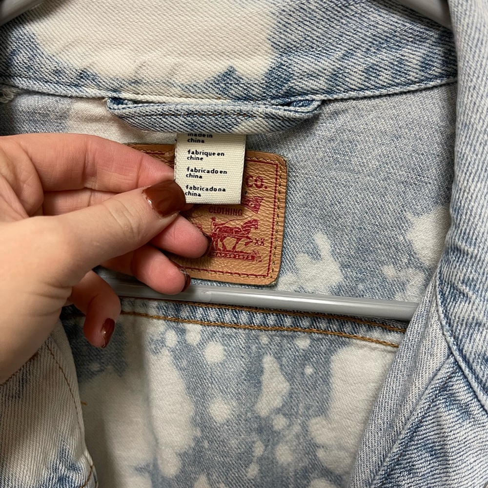 Levi’s Bleached Washed Denim Jacket - image 2